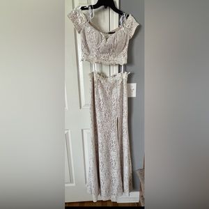 Sequin Hearts 2piece Formal